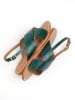 Les BAGATELLES Leder-Sandalen "Sibella" in Grün
