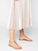 Les BAGATELLES Leren teensandalen "Cleveland" goudkleurig