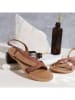 Les BAGATELLES Leren sandalen "Amadrya" lichtbruin