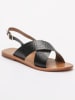 Les BAGATELLES Leder-Sandalen "Sibella" in Schwarz