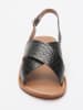 Les BAGATELLES Leder-Sandalen "Sibella" in Schwarz