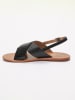 Les BAGATELLES Leder-Sandalen "Sibella" in Schwarz