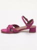 Les BAGATELLES Leren haksandalen "Falcom" paars