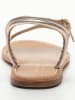 Les BAGATELLES Leren sandalen "Alaia" zilverkleurig