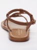 Les BAGATELLES Leder-Sandalen "Grace" in Hellbraun