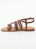 Les BAGATELLES Leren sandalen "Georgie" lichtbruin
