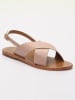 Les BAGATELLES Leder-Sandalen "Sibella" in Beige