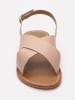 Les BAGATELLES Leder-Sandalen "Sibella" in Beige