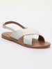 Les BAGATELLES Leder-Sandalen "Sibella" in Weiß