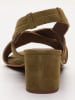 Les BAGATELLES Leren haksandalen "Isi" kaki