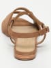 Les BAGATELLES Leren sandalen "Loberia" lichtbruin