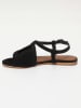 Les BAGATELLES Leder-Sandalen "Loberia" in Schwarz