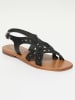 Les BAGATELLES Leren sandalen "Nahuel" zwart