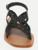 Les BAGATELLES Leren sandalen "Nahuel" zwart