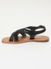 Les BAGATELLES Leren sandalen "Nahuel" zwart