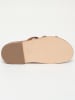 Les BAGATELLES Leren slippers "Pelicura" lichtbruin