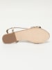 Les BAGATELLES Leren sandalen "Medanos" goudkleurig