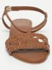 Les BAGATELLES Leder-Sandalen "Medanos" in Hellbraun