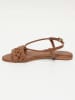 Les BAGATELLES Leder-Sandalen "Medanos" in Hellbraun