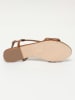 Les BAGATELLES Leder-Sandalen "Medanos" in Hellbraun