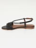 Les BAGATELLES Leder-Sandalen "Medanos" in Schwarz