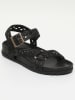 Les BAGATELLES Leder-Sandalen "Menuca"  in Schwarz