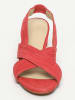 Les BAGATELLES Leren haksandalen "Isi" rood