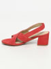Les BAGATELLES Leren haksandalen "Isi" rood