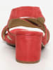 Les BAGATELLES Leren haksandalen "Isi" rood