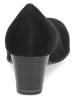 Caprice Leren pumps zwart