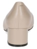 Caprice Leren pumps beige/zwart