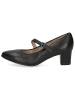 Caprice Leder-Spangenpumps in Schwarz