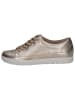 Caprice Leren sneakers goudkleurig