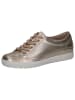 Caprice Leren sneakers goudkleurig