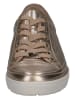 Caprice Leren sneakers goudkleurig