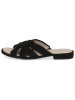 Caprice Leren slippers zwart