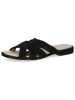 Caprice Leren slippers zwart
