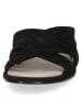 Caprice Leren slippers zwart