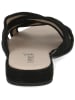 Caprice Leren slippers zwart