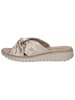 Caprice Leren slippers goudkleurig