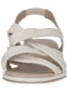 Caprice Leren sandalen crème