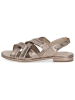 Caprice Leren sandalen taupe