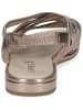 Caprice Leren sandalen taupe