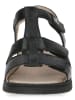 Caprice Leren sandalen zwart