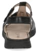 Caprice Leren sandalen zwart
