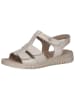 Caprice Leren sandalen crème