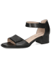 Caprice Leren haksandalen zwart