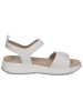 Caprice Leren sleehaksandalen wit