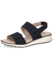Caprice Leren sleehaksandalen donkerblauw