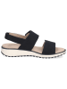 Caprice Leren sleehaksandalen donkerblauw